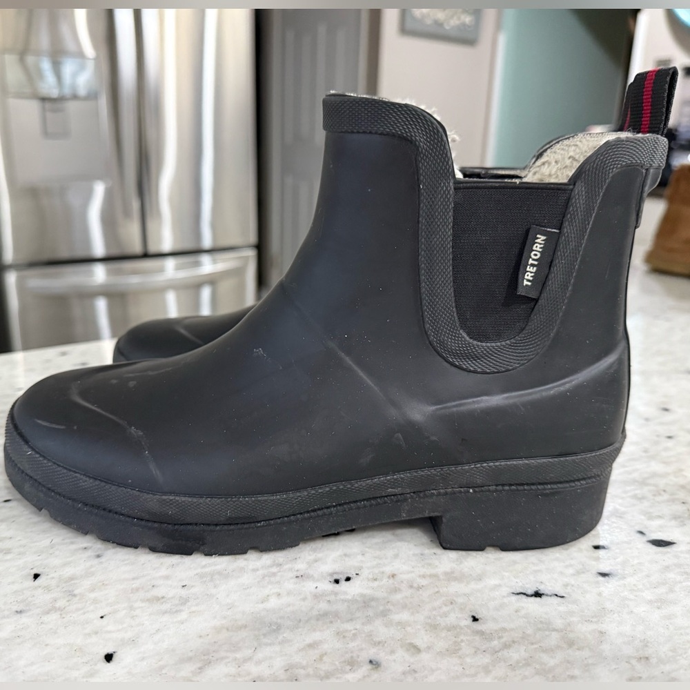 Tretorn Classic Black Waterproof Boots